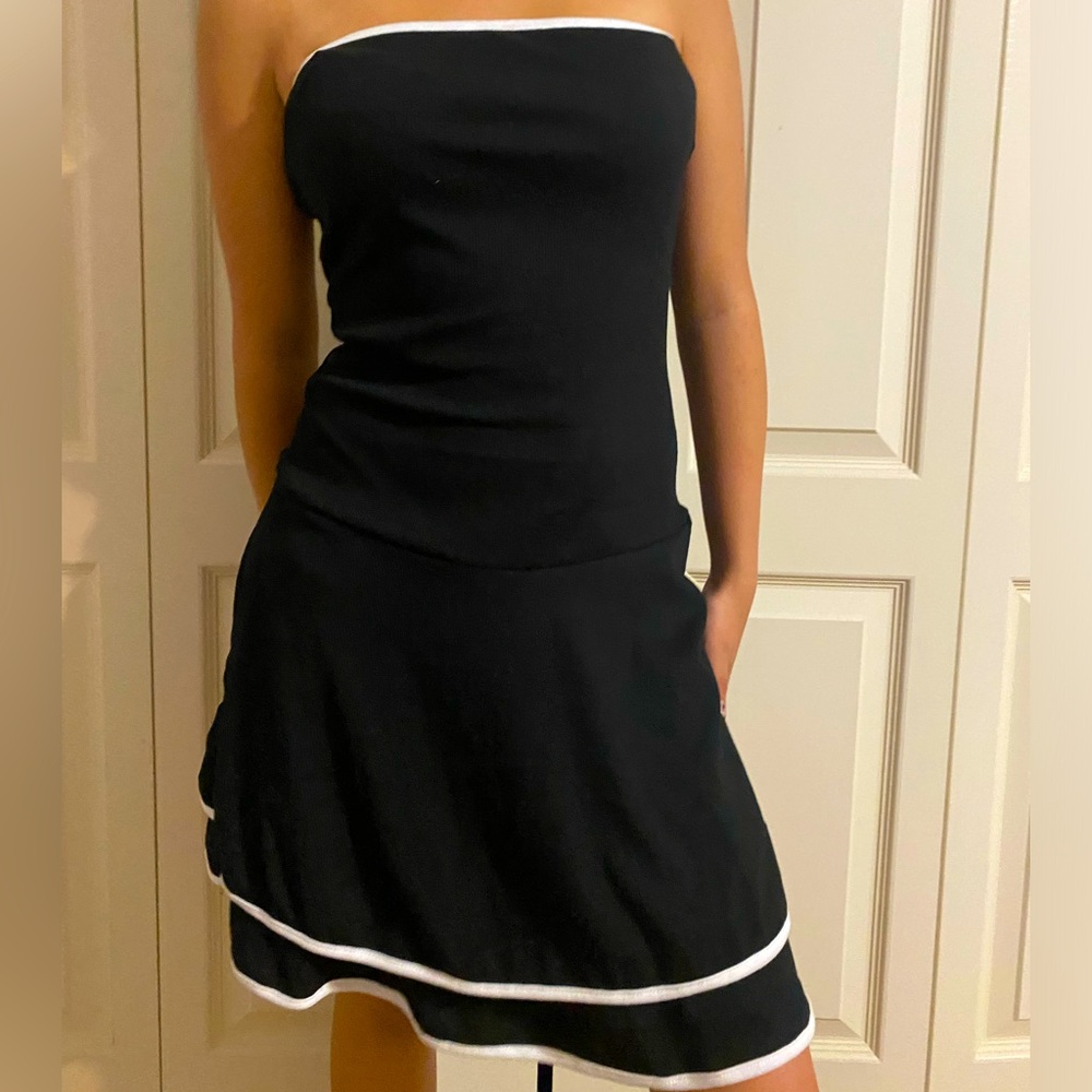 Shein Sxy Tube dress & Pearl headband